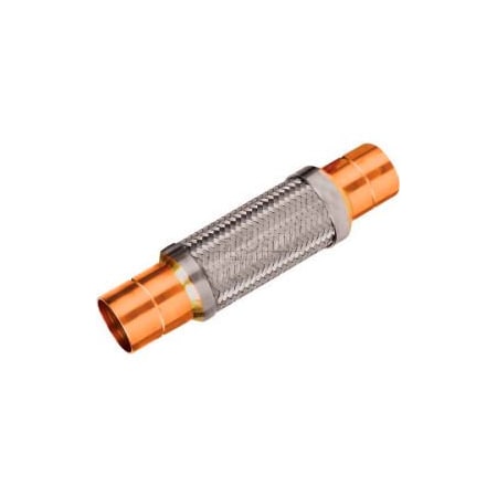 Mason Industries Braided Stainless Steel Hose w/ Copper Sweat Ends - 15-1/2" L NF-7 1 3/8x15 1/2